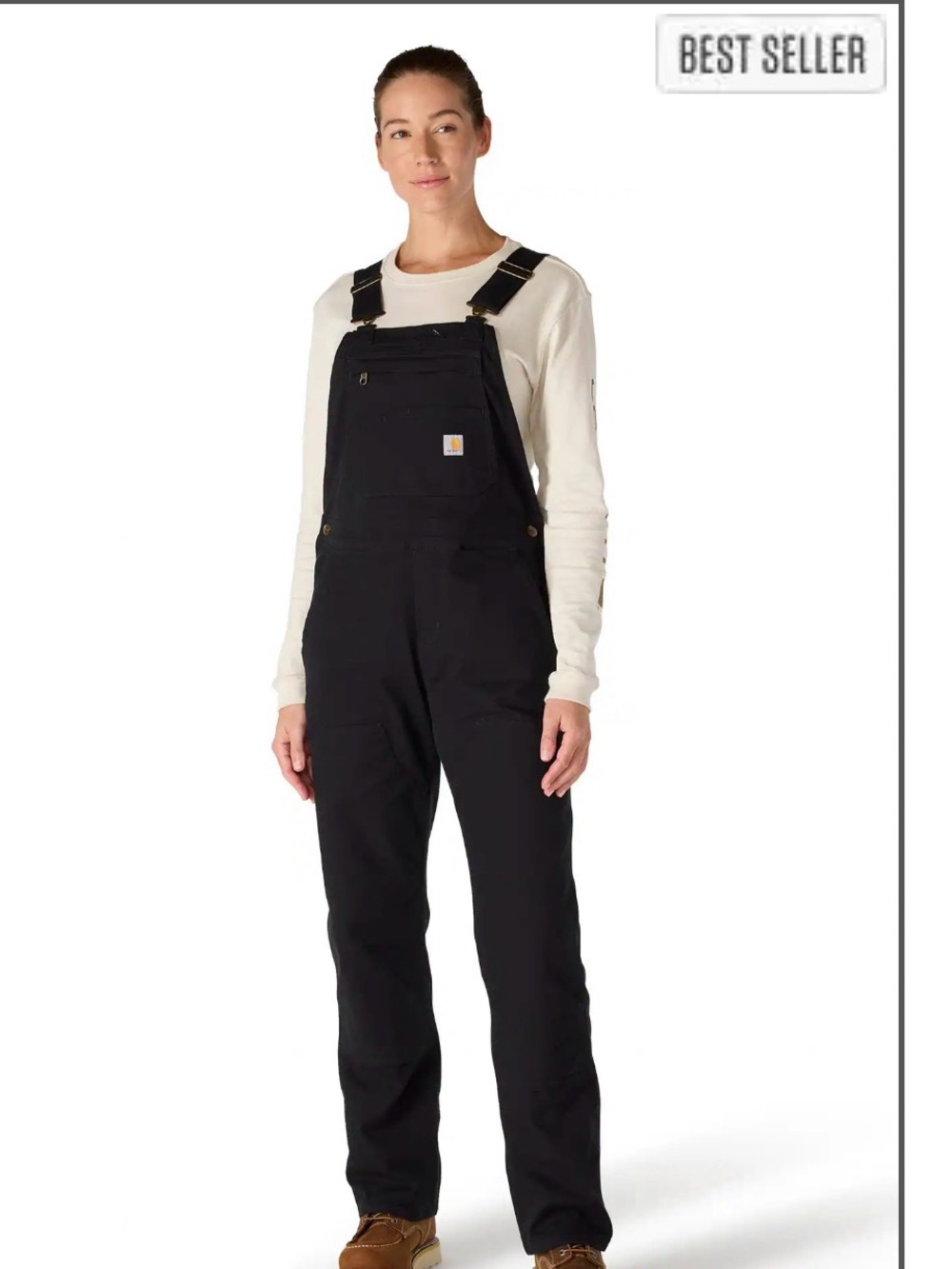 Women’s Carhartt Ashland Bib Overall black size L OR6001-W
